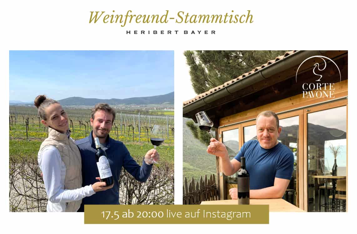 Winetasting Heribert Bayer und Tenuta Corte Pavone