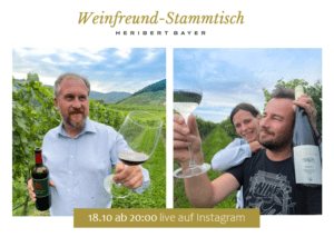 Online-Weinverkostung Heribert Bayer und Weingut Johann Donabaum