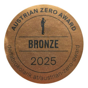 Broze Zeronimo Grüner Veltliner bei Austrian Zero Award Bronze Medaille