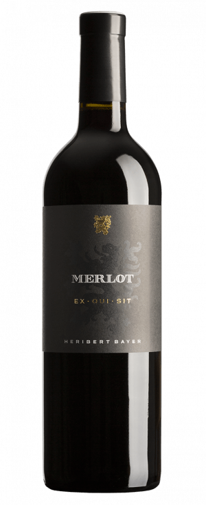 Merlot EX·QUI·SIT Rotweinflasche